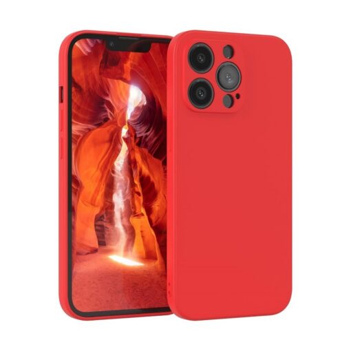Telefoniümbris Liquid Silicone 1.5mm Samsung S937 S25 Edge punane