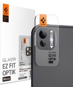 Tagakaamerate kaitseklaas EZ Fit Optik Metal, Apple iPad Pro 11" (2024) / iPad Pro 13" (2024), must, Spigen