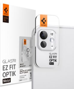 Tagakaamerate kaitseklaas EZ Fit Optik Metal, Apple iPad Pro 11" (2024) / iPad Pro 13" (2024), hõbedane, Spigen