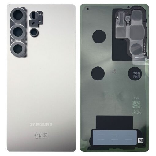 Back cover for Samsung S938 S25 Ultra Titanium Grey original (service pack)