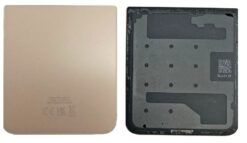 Back down cover for Samsung F721 Z Flip4 5G Pink Gold original (used Grade C)
