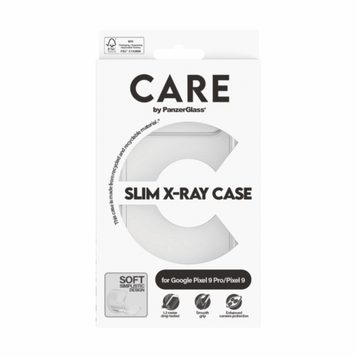 Kaitseümbris Slim X-Ray, Google Pixel 9a, läbipaistev, CARE by PanzerGlass