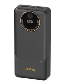 External battery POWER BANK Dudao (K12Pro) 20000mAh (2xUSB; 1xUSB-C) black