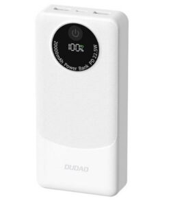 External battery POWER BANK Dudao (K12Pro) 20000mAh (2xUSB; 1xUSB-C) white