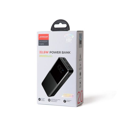 External battery POWER BANK JOYROOM (JR-QP192) 20000mAh (2xUSB; 1xUSB-C; 22.5W) black