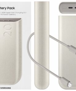 External battery POWER BANK POWER BANK Samsung (EB-P4520XUE) 45W 20000mAh (3xUSB-C)  white