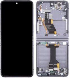 LCD screen Samsung F731 Z Flip5 5G with touch screen and frame (Inner) Cream/Yellow original (used Grade B)