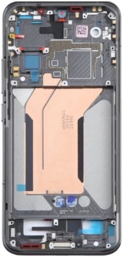 LCD screen Xiaomi 14 with touch screen with frame Black original (used Grade C)
