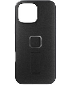 Kaitseümbris Everyday Loop Case, Apple iPhone 16 Pro Max, tumehall, sõrmehoidjaga, MagSafe, riidest tagaküljega, Peak Design
