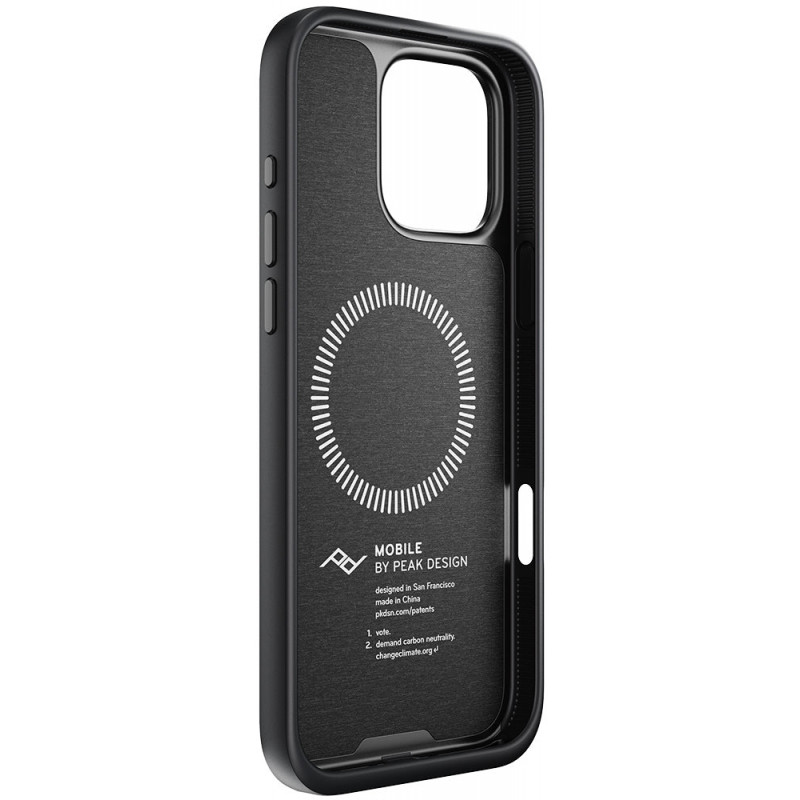 Kaitseümbris Everyday Loop Case, Apple iPhone 16 Pro Max, tumehall, sõrmehoidjaga, MagSafe, riidest tagaküljega, Peak Design - Image 4