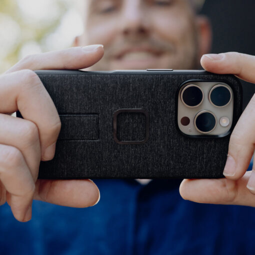 Kaitseümbris Everyday Loop Case, Google Pixel 9 Pro XL, tumehall, sõrmehoidjaga, MagSafe, riidest tagaküljega, Peak Design - Image 5