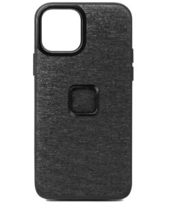 Kaitseümbris Everyday Case, Apple iPhone 14, tumehall, MagSafe, riidest tagaküljega, Peak Design