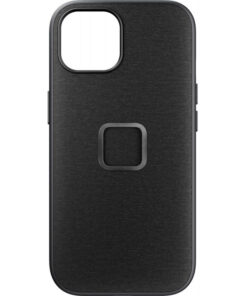 Kaitseümbris Everyday Case, Apple iPhone 15, tumehall, MagSafe, riidest tagaküljega, Peak Design