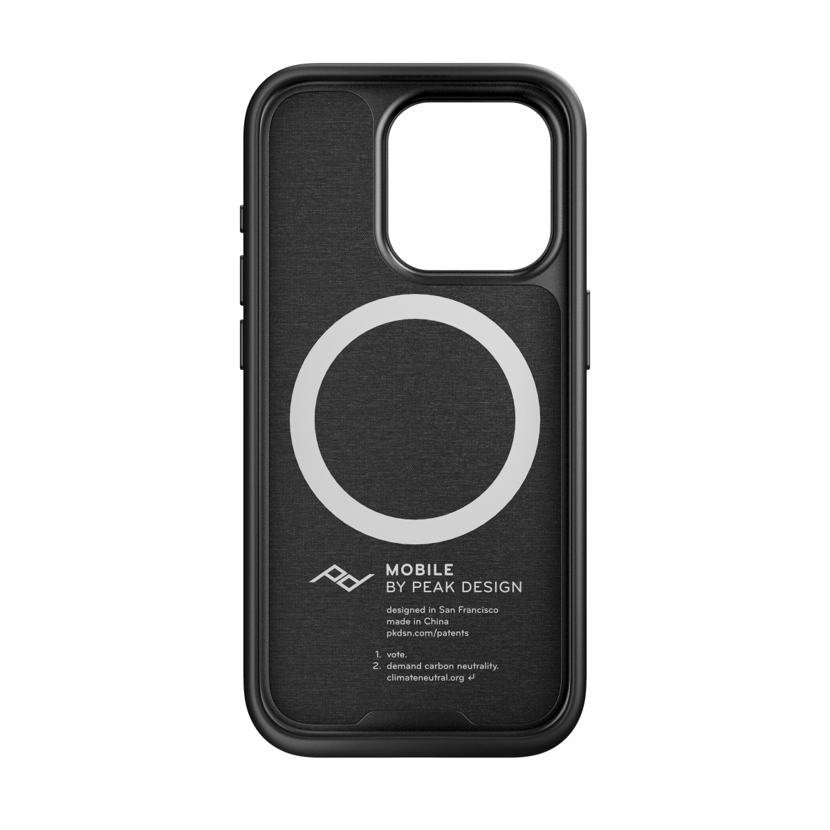 Kaitseümbris Everyday Case V2, Apple iPhone 15 Pro, tumehall, MagSafe, riidest tagaküljega, Peak Design - Image 5