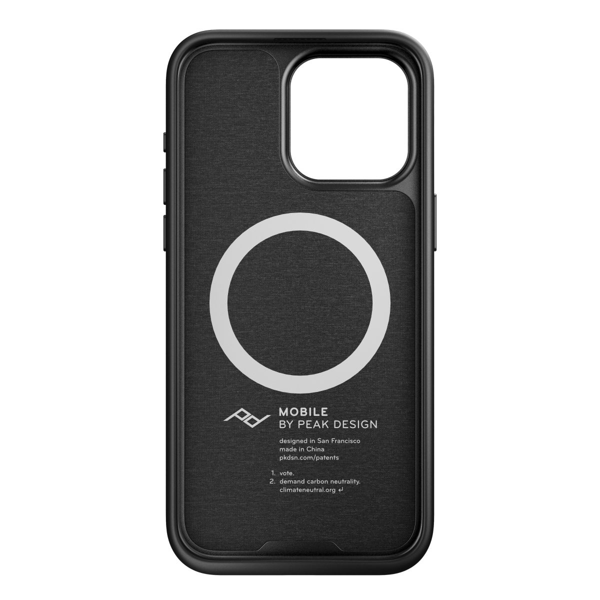 Kaitseümbris Everyday Case V2, Apple iPhone 15 Pro Max, tumehall, MagSafe, riidest tagaküljega, Peak Design - Image 5