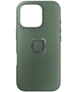 Kaitseümbris Everyday Case, Apple iPhone 16 Pro, roheline, MagSafe, riidest tagaküljega, Peak Design