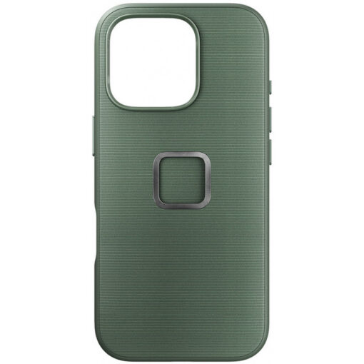 Kaitseümbris Everyday Case, Apple iPhone 16 Pro, roheline, MagSafe, riidest tagaküljega, Peak Design