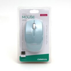 Mouse OMEGA OM229LB wireless, nano light blue