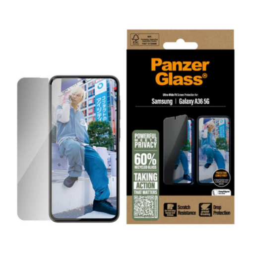 Kaitseklaas privaatsusfiltriga Samsung Galaxy A36 5G, PanzerGlass - Image 2