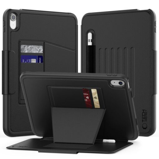 Kaitsekaaned SmartCase Pen Armor, Apple iPad 11" (2025) / iPad 10.9" (2022), must, Tech-Protect - Image 2