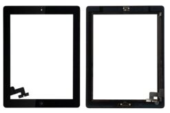 Touch screen iPad 2 black with Home button and holders HQ