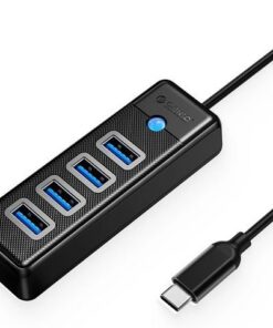 USB-C HUB Orico (PW4U-C3) (4xUSB) black