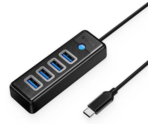 USB-C HUB Orico (PW4U-C3) (4xUSB) black