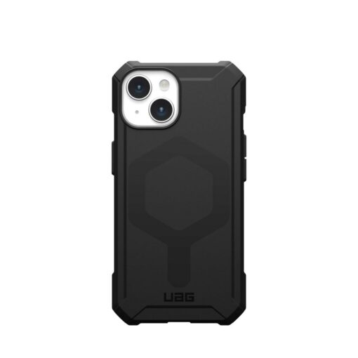 Kaitseümbris Essential Armor MagSafe, Apple iPhone 15 / iPhone 14 / iPhone 13, must, Urban Armor Gear (UAG) - Image 3