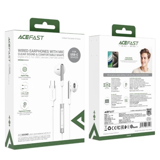 Kõrvaklapid Acefast L3 USB-C valge - Image 5
