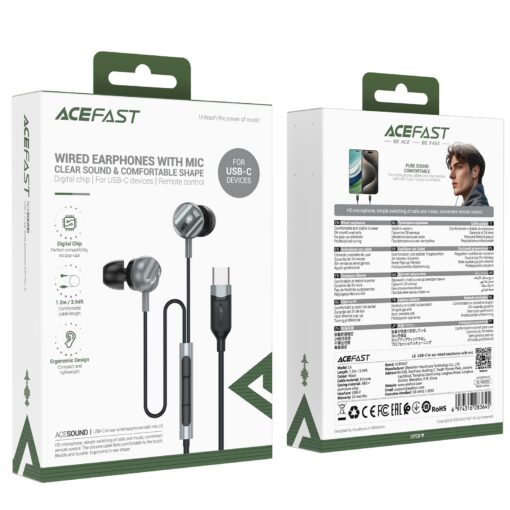 Kõrvaklapid Acefast L6 USB-C mustad - Image 5