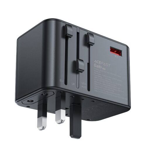Universaalne reisilaadija Acefast Z1 75W GaN 2xUSB-A/3xUSB-C must - Image 2
