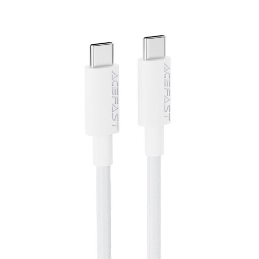 Laadimisjuhe Acefast C18-03 60W USB-C to USB-C 1.2m valge - Image 2