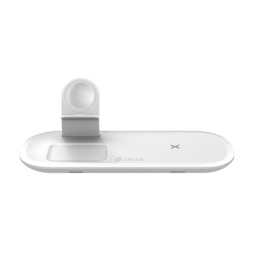 Juhtmeta laadija Devia 3in1 Smart Phone, Apple Watch, Airpods valge - Image 4