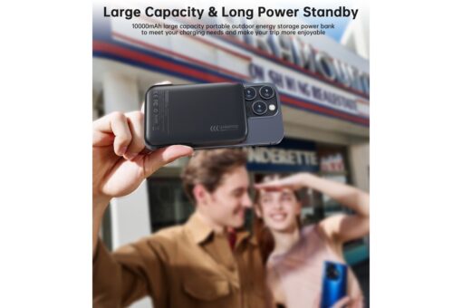 Väline aku Power Bank Choetech B743 15W Magsafe 10000mAh must - Image 3