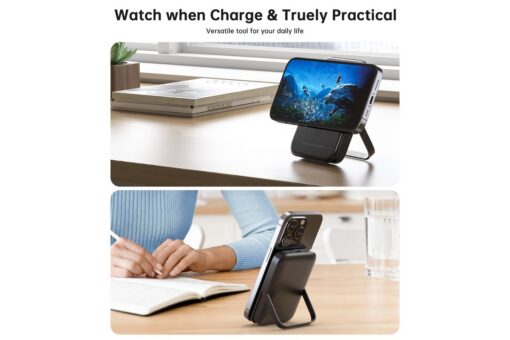 Väline aku Power Bank Choetech B743 15W Magsafe 10000mAh must - Image 4