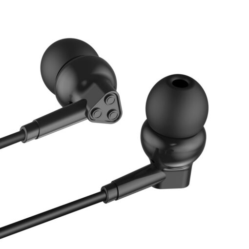 XO wired earphones EP33 jack 3,5mm black - Image 2