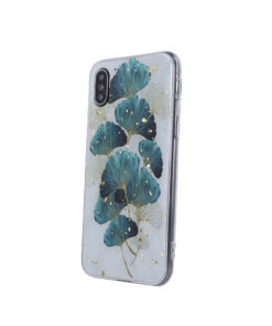 Gold Glam case for Samsung Galaxy S21 leaves