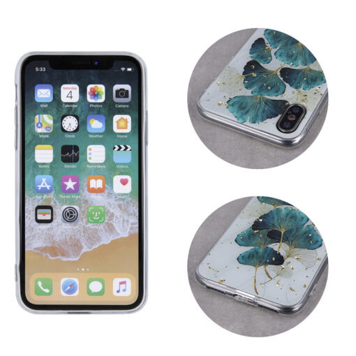 Gold Glam case for Samsung Galaxy A36 5G leaves - Image 2