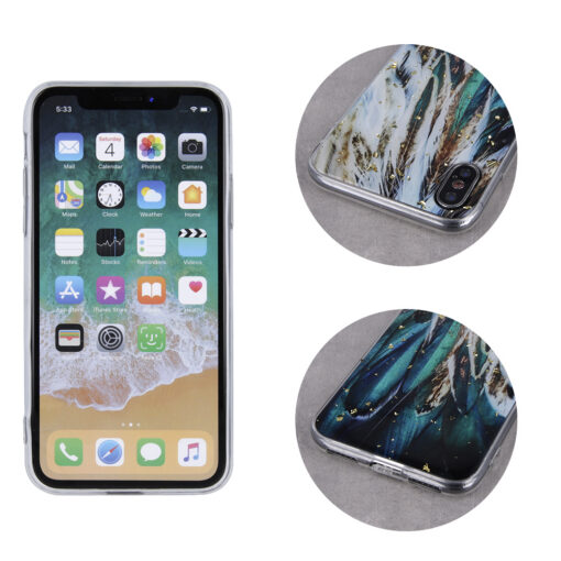Gold Glam case for Samsung Galaxy A26 5G feathers - Image 4