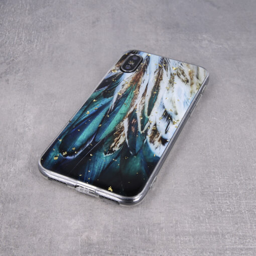 Gold Glam case for Samsung Galaxy A26 5G feathers - Image 8