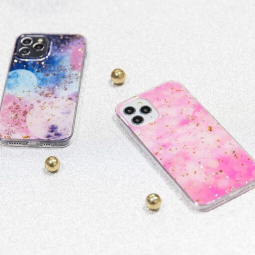 Gold Glam case for Samsung Galaxy A51 pink - Image 6