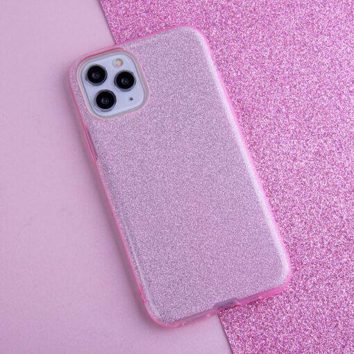 Glitter 3in1 case for iPhone XR pink - Image 6
