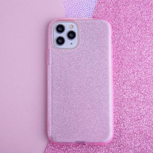 Glitter 3in1 case for iPhone 13 Pro Max 6,7" pink - Image 7