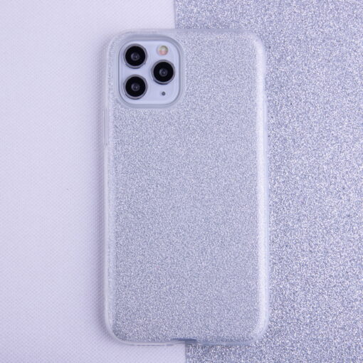 Glitter 3in1 case for iPhone XR silver - Image 8