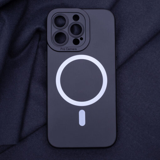 Silicon Mag case for iPhone 16 Plus 6,7" black - Image 6