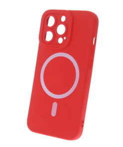 Silicon Mag case for iPhone 13 Pro Max 6,7" red