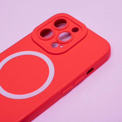 Silicon Mag case for iPhone 13 Pro Max 6,7" red - Image 2