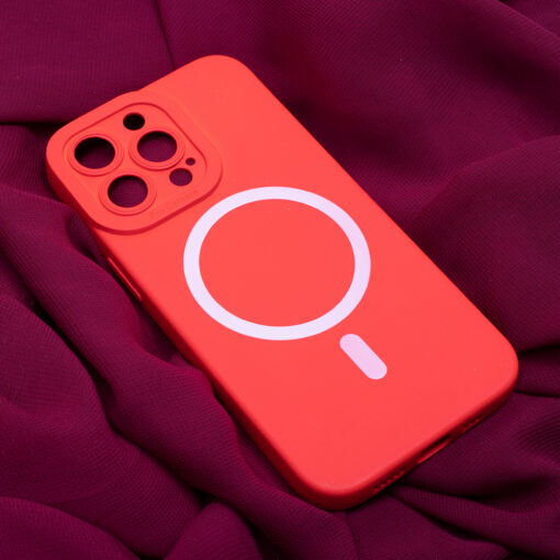 Silicon Mag case for iPhone 13 Pro Max 6,7" red - Image 5