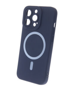 Silicon Mag case for iPhone 12 6,1" dark blue