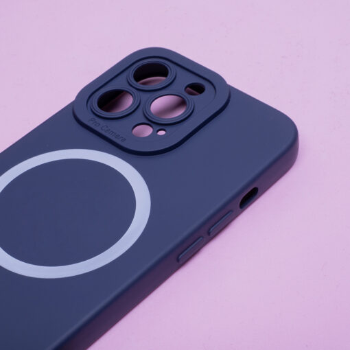 Silicon Mag case for iPhone 13 Pro 6,1" dark blue - Image 2
